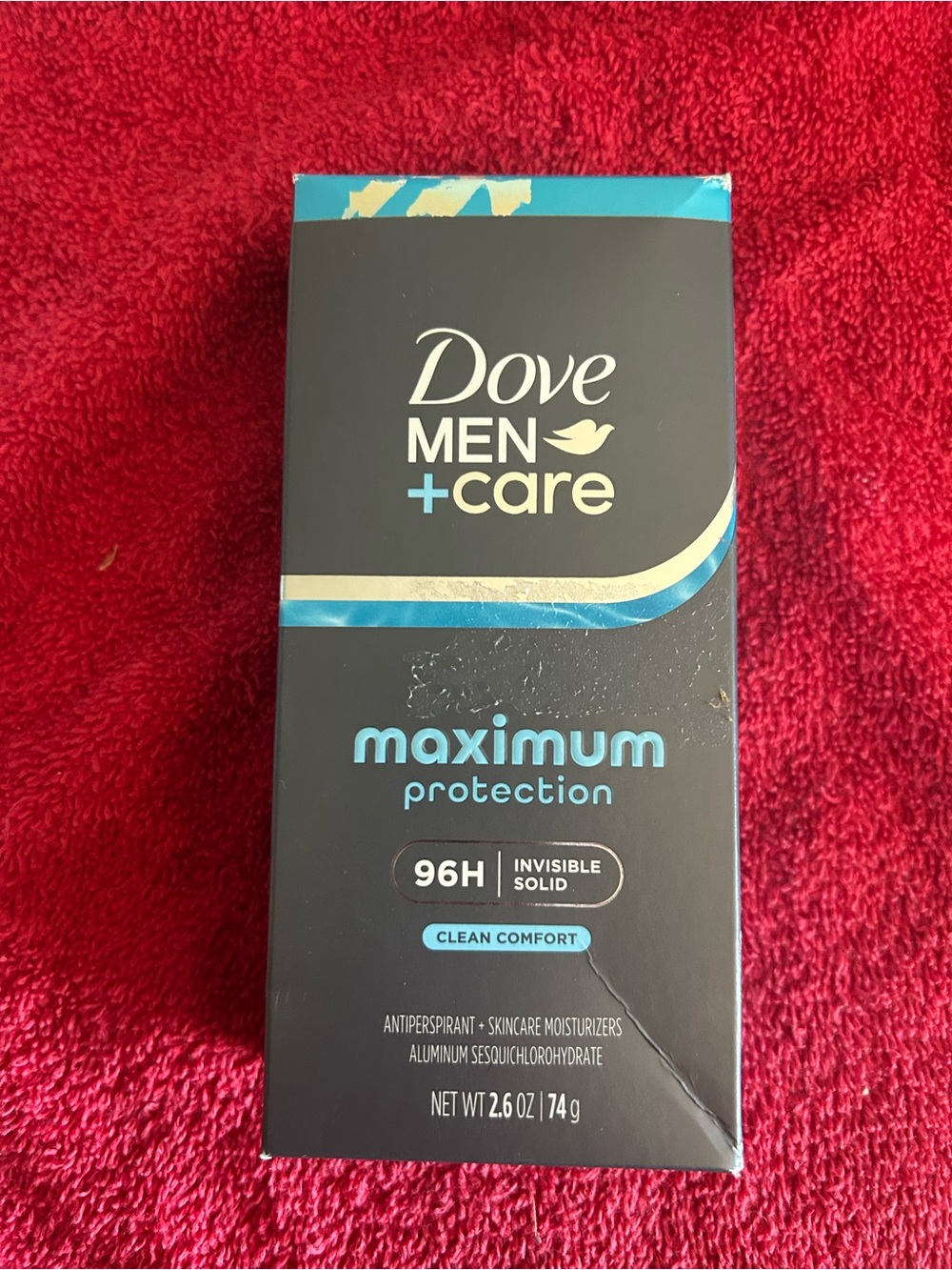 Dove Men+Care Maximum Protection Moisturizer Antiperspirant - Black/Blue